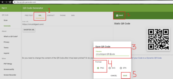 Genera código QR con Arduino - EcuaRobot